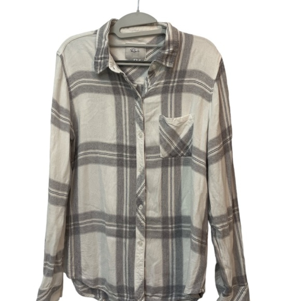 Rails Button Down Woman’s Shirt Size Medium - image 4